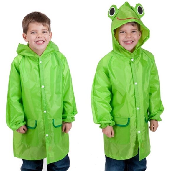 Cloud 9 Children's Froggy Raincoat - Picture 1 of 10